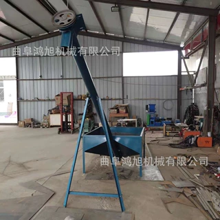 开口式螺杆给料机器 提升高度定制 移动式小苏打螺旋上料机