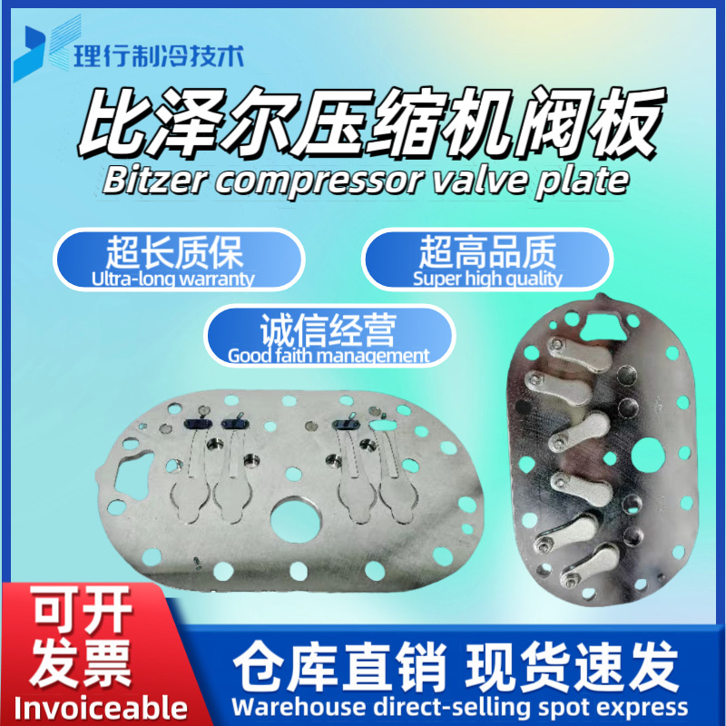 BITZER比泽尔原厂半封闭活塞压缩机冷库制冷机阀板阀片HGF系列