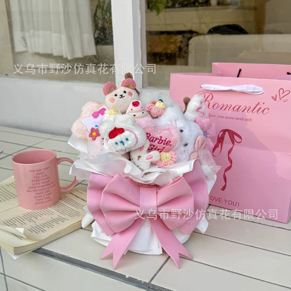 【●●✫✫】wo084-Ballet Style Bow Powder (Bag Greeting Card)【●●✫✫】