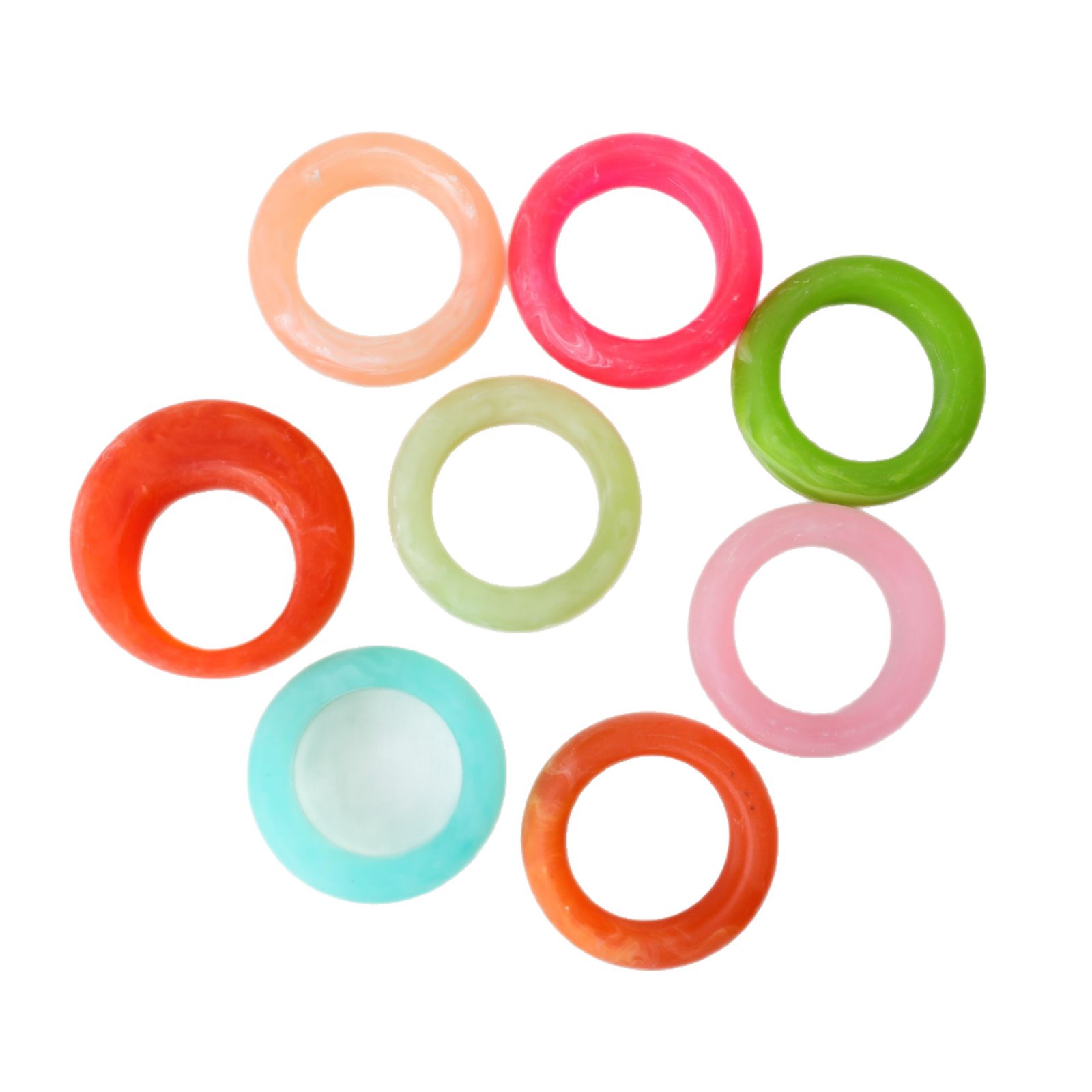 跨境酒店餐具圣诞树餐巾环金色银色树脂餐巾圈餐巾扣口布圈厂家