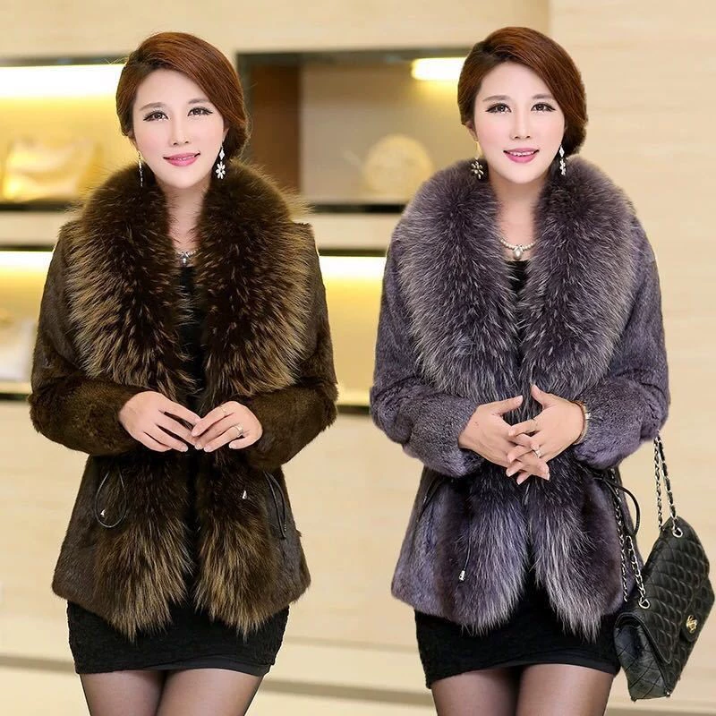 Winter classic long keep warm sweater, jacket, mid-length, plus size
