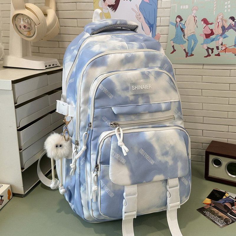 子供用ランドセル、小学生女子、中学生絞り染め高価値大容量ランドセル、カスタマイズ卸売バックパック|undefined