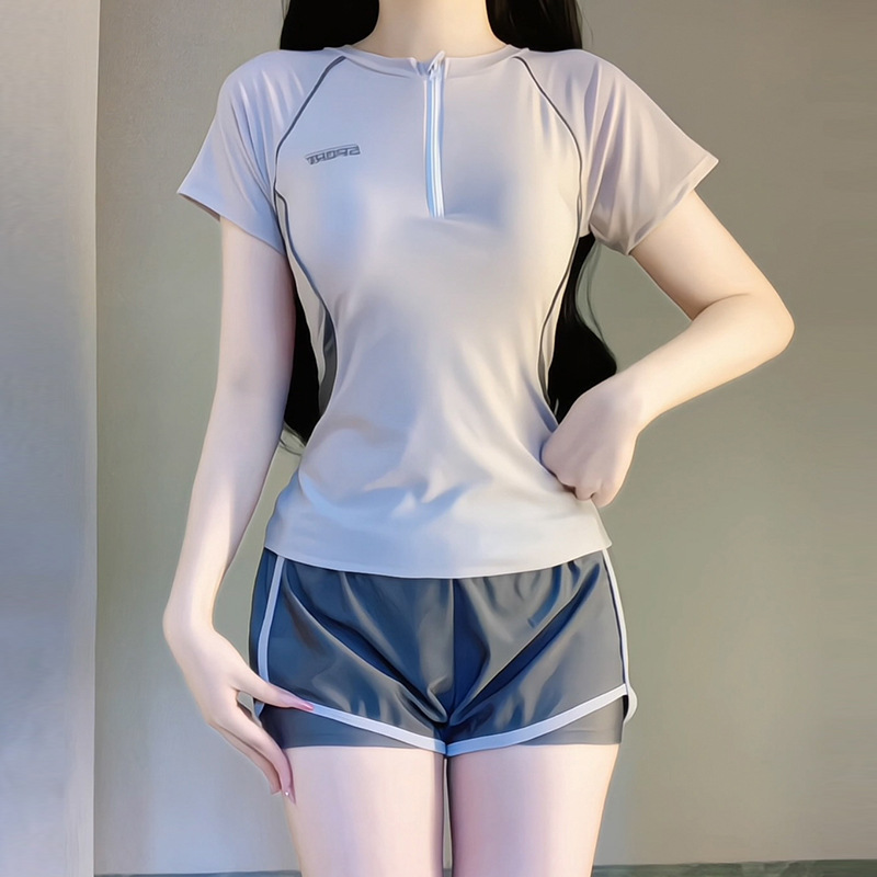 Women's Swimsuit 2026 New Model, High-End, Conservative, Two-Piece, Tummy-Concealing, Slimming, Professional Training, Swimming Pool, Hot Spring Swimwear