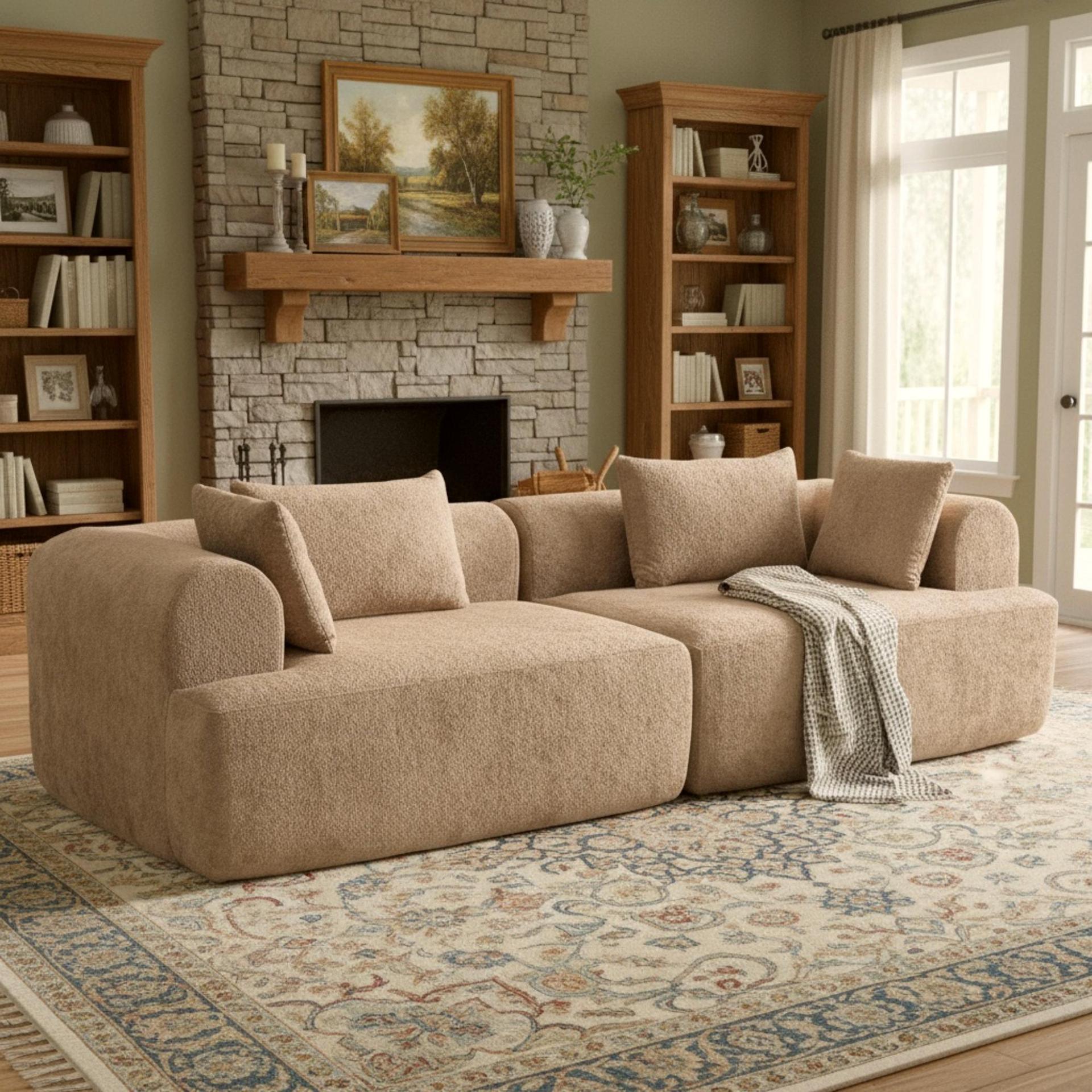 Sofá cama de compresión de vacío transfronterizo balcón sala de estar tatami simple módulo de seda seda sofá