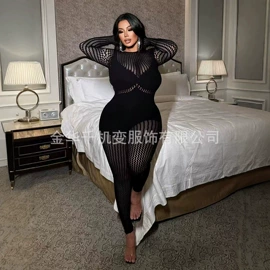 女士连体裤;连衣裙;时尚休闲套装