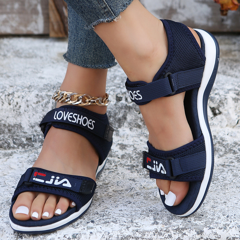 Women's Comfort Wedge Sandals – Adjustable Velcro Strap, Lightweight Cushioned Sole, Non-Slip Design For Walking, Beach & Casual Wear_voghion.com