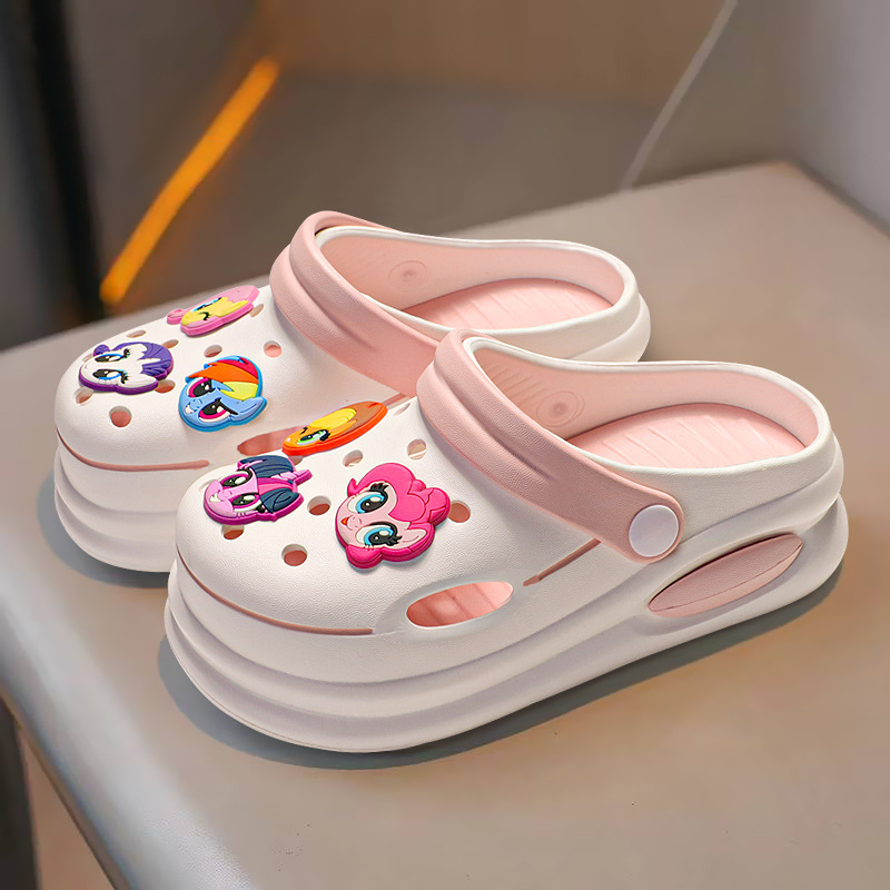 Xiaoma Baoli zapatos con agujeros zapatos de playa para niños de mediana edad