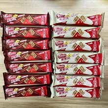 脆脆鲨涂层威化夹心饼干牛奶巧克力味宵夜下午茶喜糖休闲零食批发