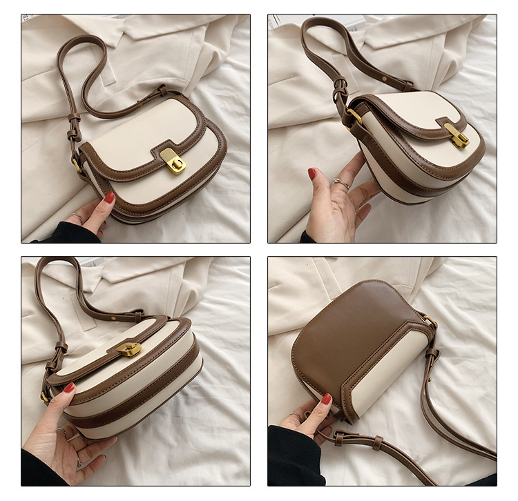 Vintage Small Square Shoulder Bag For Women Versatile Crossbody_voghion.com