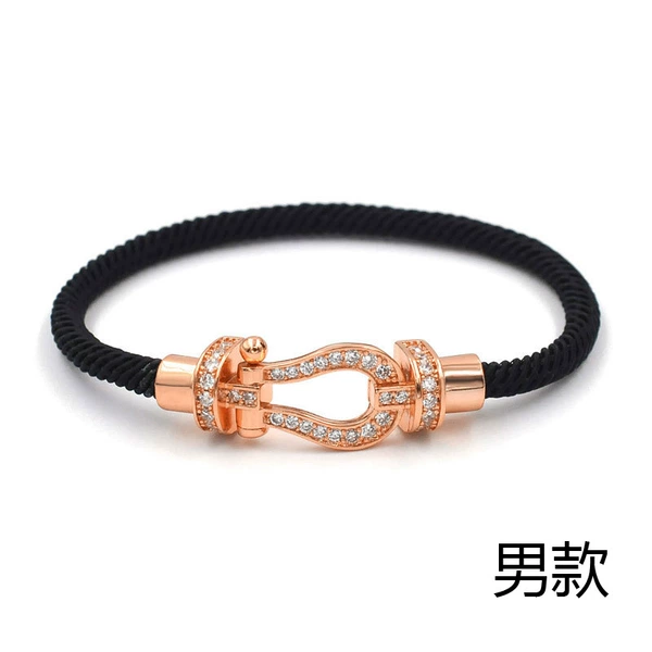 Black rope (rose head) men's model