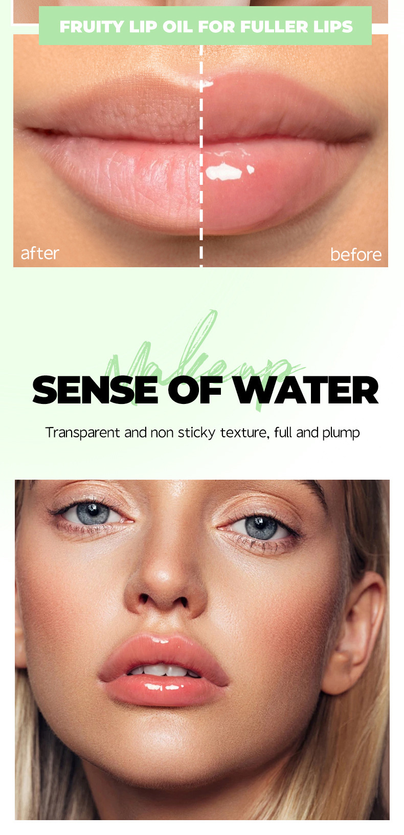 DIMSHOW Fruit-Flavored 6-color Soft Lip Balm Lip Gloss Lip Oil Item Picture