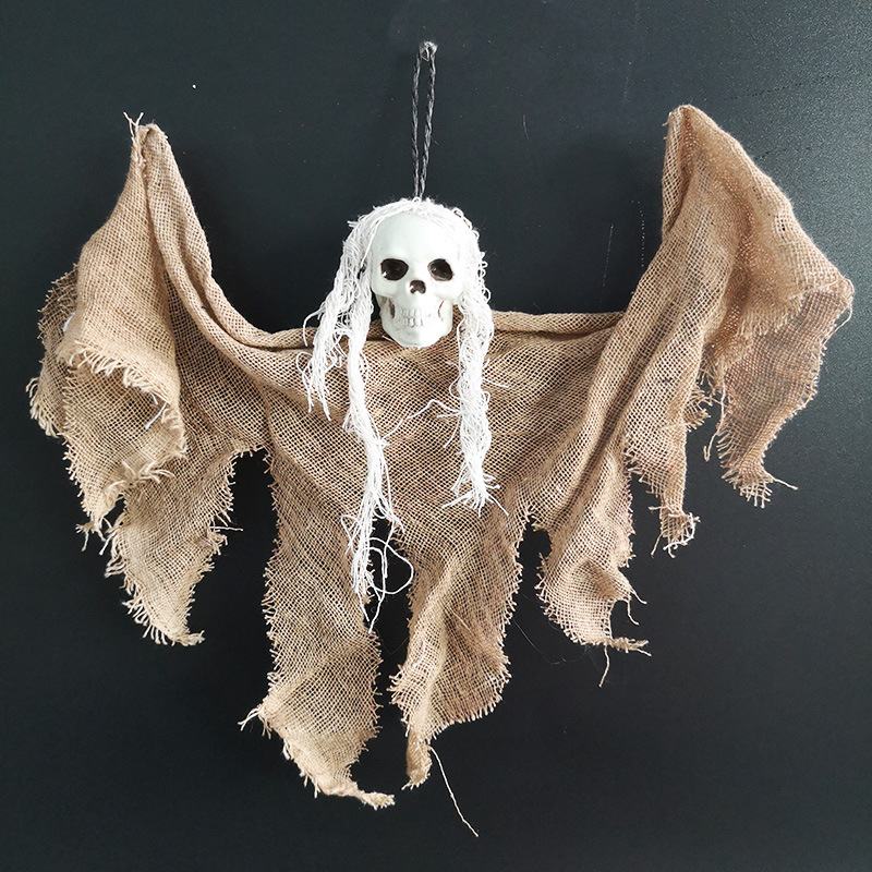 Halloween cráneo pequeño fantasma colgando atmósfera decoración accesorios fantasma día terror fantasma colgante colgante image 4