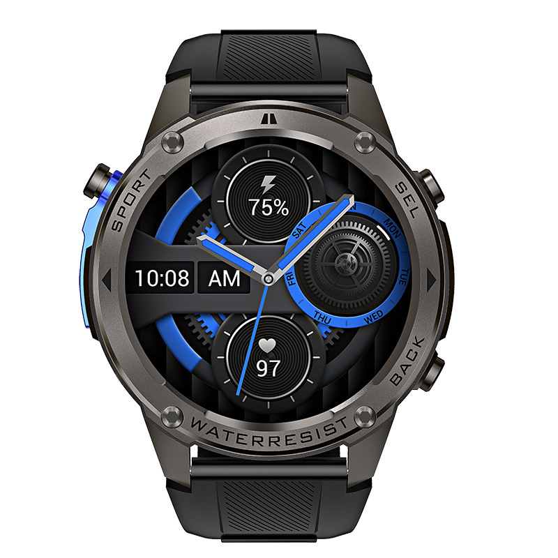 【跨境专供】新款智能手表 GPS卫星定位 运动心率 蓝牙通话 户外