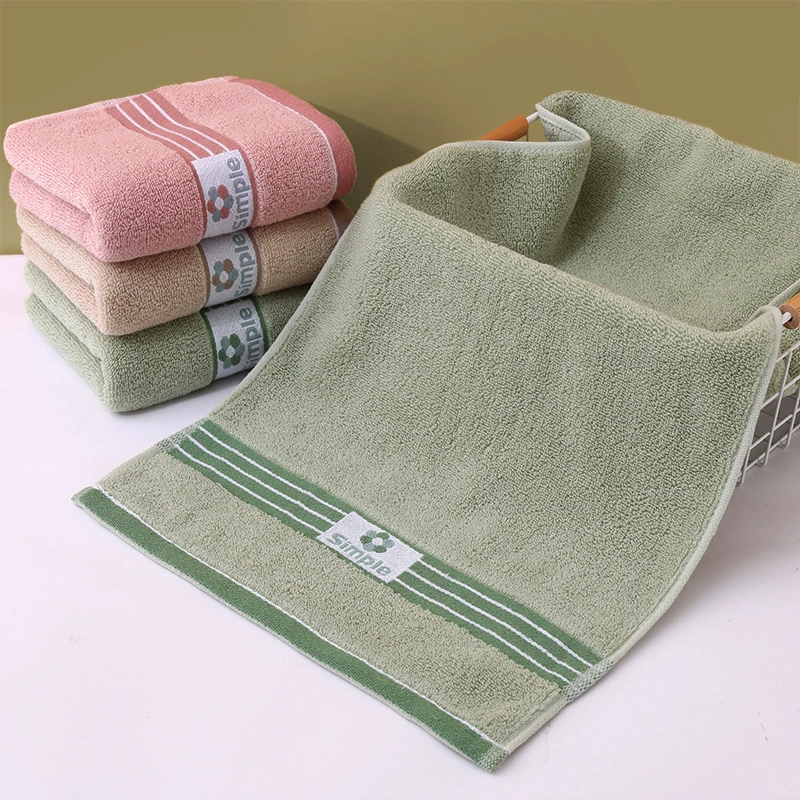 Хлопковое мягкое полотенце для лица,Thickened домашнее полотенце, 34×75 см, оптовые цвета