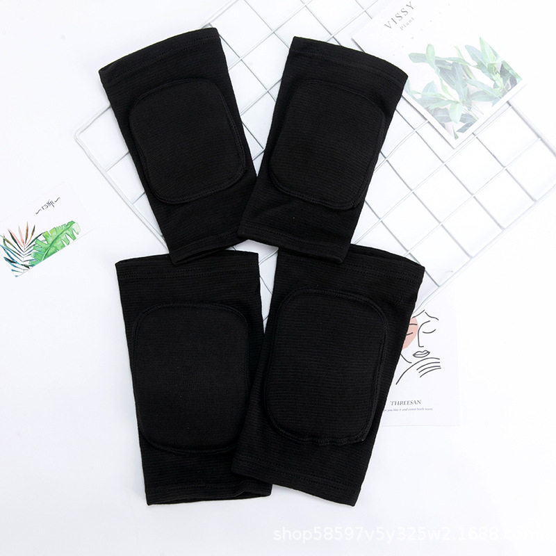 Black sponge knee pads, elbow pads, increased thickness