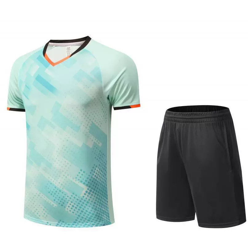 新款羽毛球服套装男女情侣速干透气比赛训练服乒乓球排球比赛服