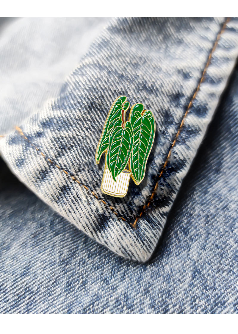 8g Weight Brooches Classification Alloy Material Leaf, Plant Pattern Enamel Craft Cartoon Style Cute Sweet Pin Leaf Plant Alloy Enamel Unisex Brooches 8