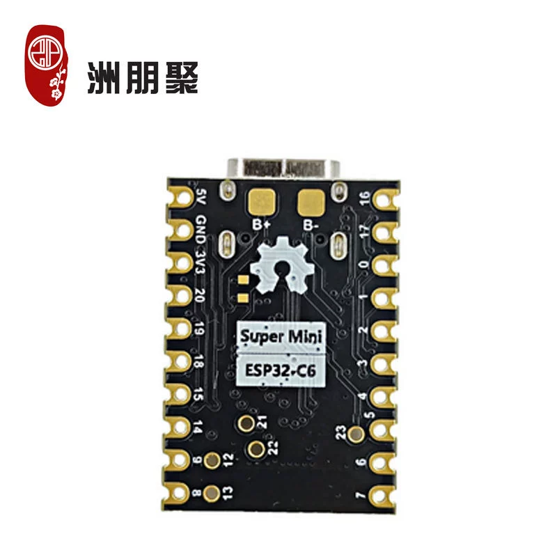 Разработческая плата ESP32‑C6 SuperMini, микроконтроллер, плата-ядро для программирования и обучения