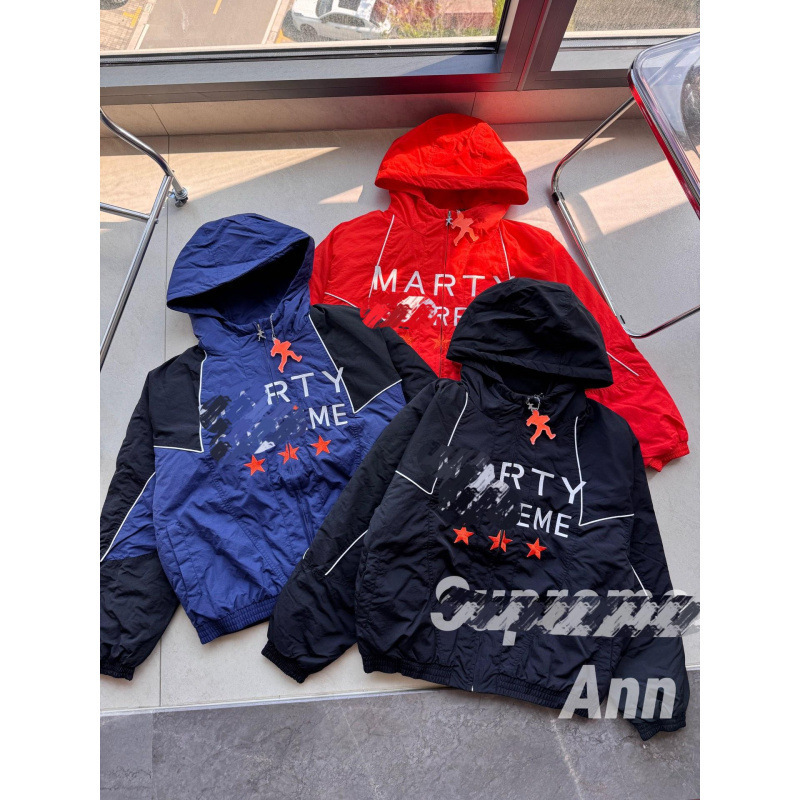 Cross-Border Foreign Trade High-End Version Sup Marty Supreme Ss26 Collaboration Padded Jacket