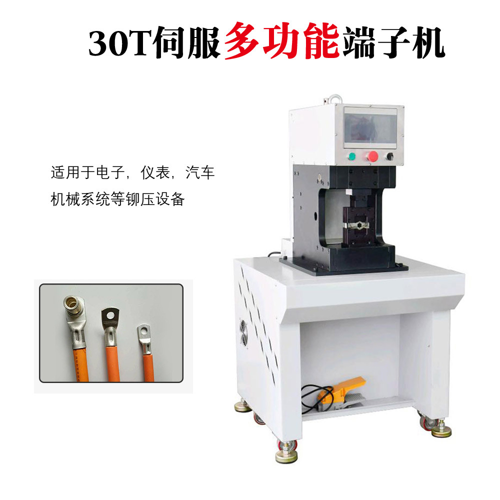 伺服端子机伺服打端机新能源汽车线束加工设备东莞自动端子机厂家