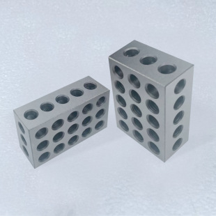 Customized 23-Hole Parallel Equal-Height Block Milling Machine Parallel Pad Iron 25-50-75 Machine Tool Parallel Iron Vise Pad Block