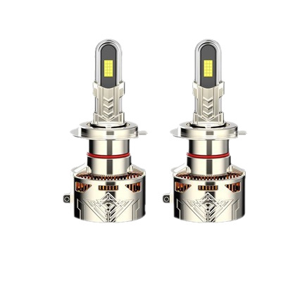 Nuevo comercio exterior venta caliente en forma de U tubo de cobre automóvil láser delanteros LED H7 cerca y lejos H4 delanteros 9005