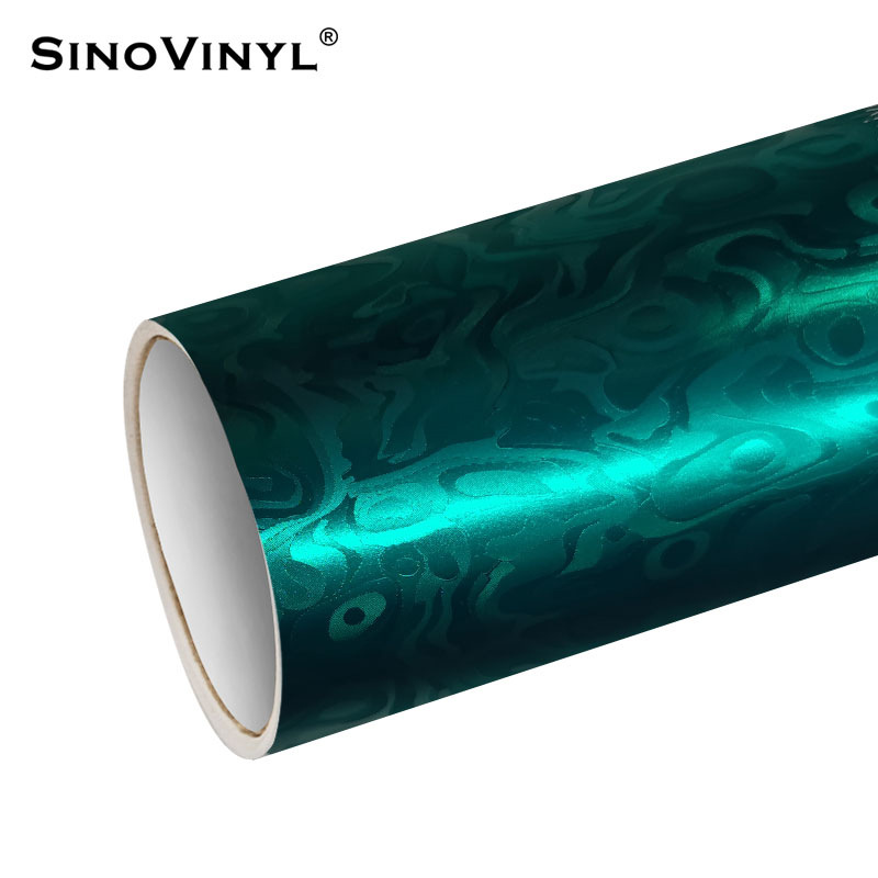 PET de alta definición galvanizado cosmic estriado de fibra de carbono espejo retrovisor decoración pegatinas de película de cambio de color de automóvil pegatinas de película de cuerpo