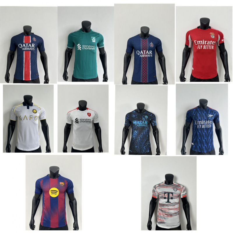 2526 New Model Champions League Paris Juventus Inter Milan Bayern Arsenal Football Jersey Player Version Factory Direct Sale