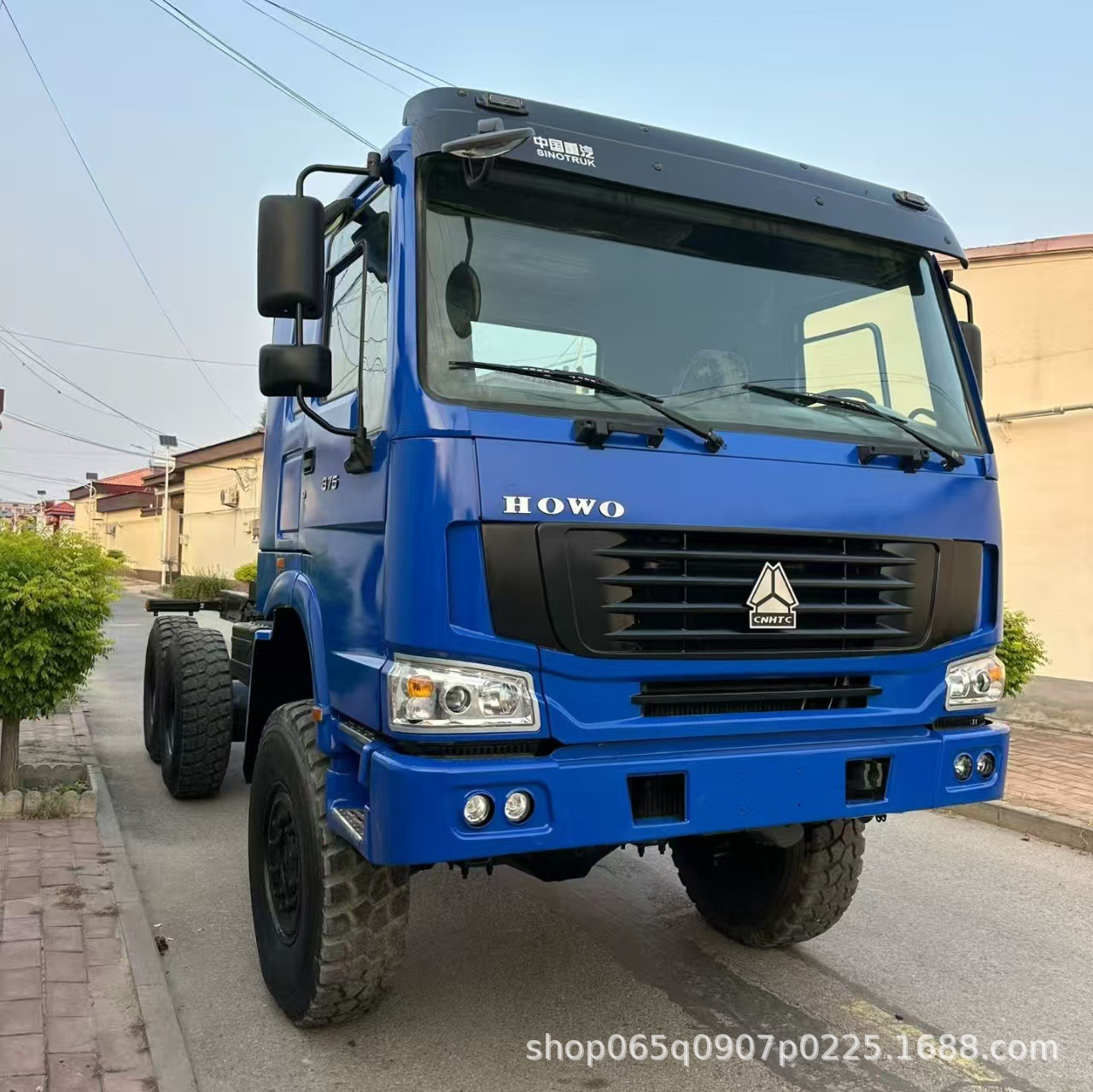 Cross-Border Sales of Howo 6×6 Dump Truck 10-Wheel Transporter Heavy-Duty Engine 371 Horsepower African Truck