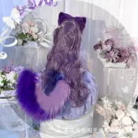 Поколение волос плюшевые лисьи уши лисий хвост аксессуары для косплея ручной работы моделирование зверя Ухо повязка на голову хвост украшения 5 костюм
