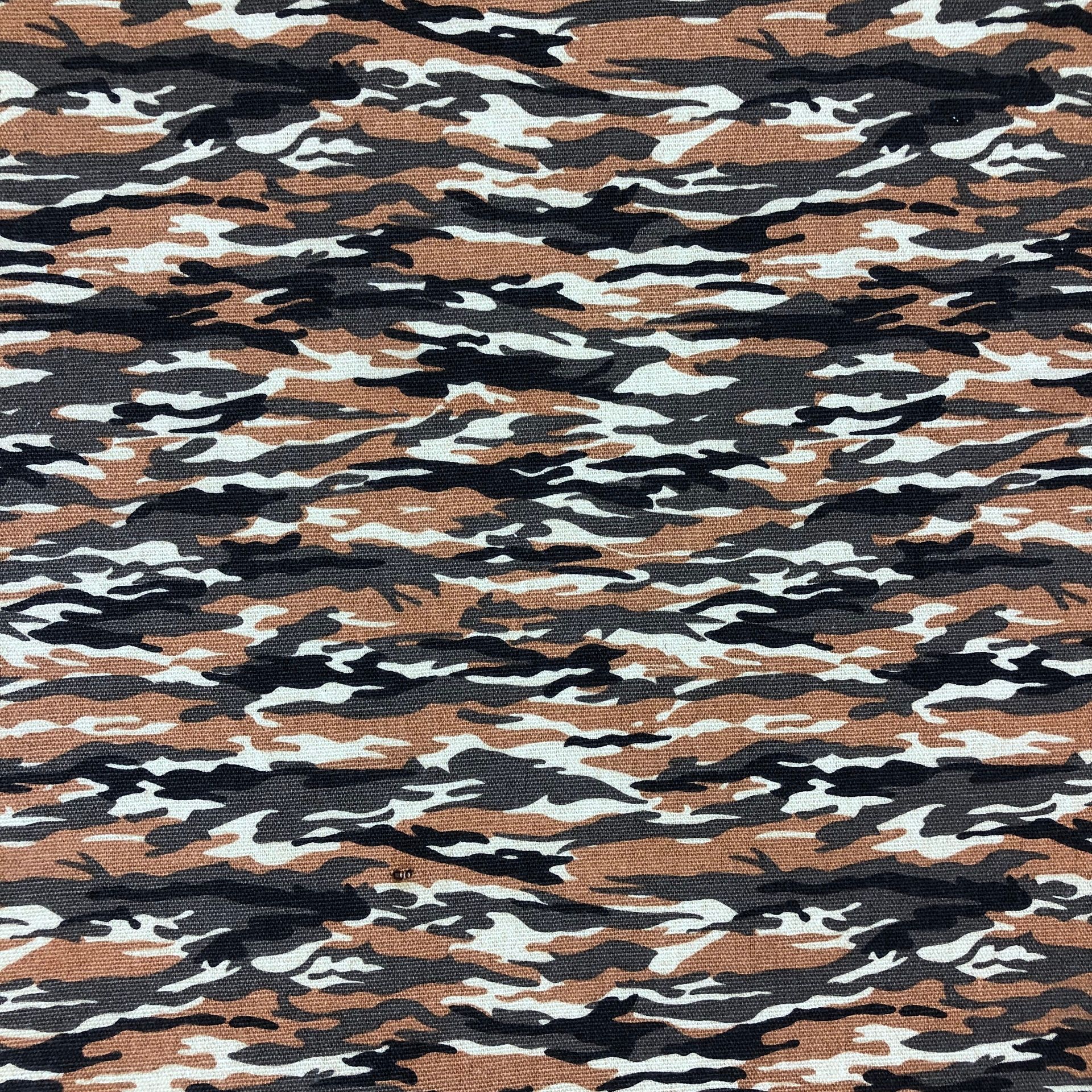 珠帆7240全棉迷彩面料 工装鞋材帽子帆布迷彩面料 色卡免费