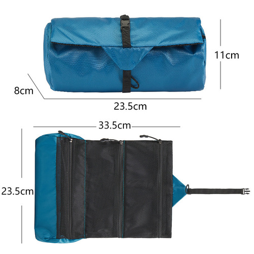 Travel Foldable Shower Kit Portable Wet and Dry Separation Business Trip Travel Care Waterproof Storage Bag Makeup Bag Large Capacity