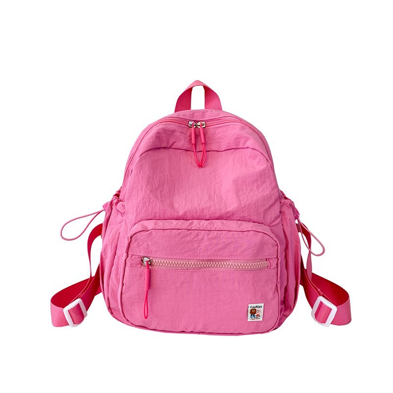 Mochila coreana de color macaron para niños y niñas, mochila de ocio, mochila de estudiantes ligera, mochila simple para niños de color sólido