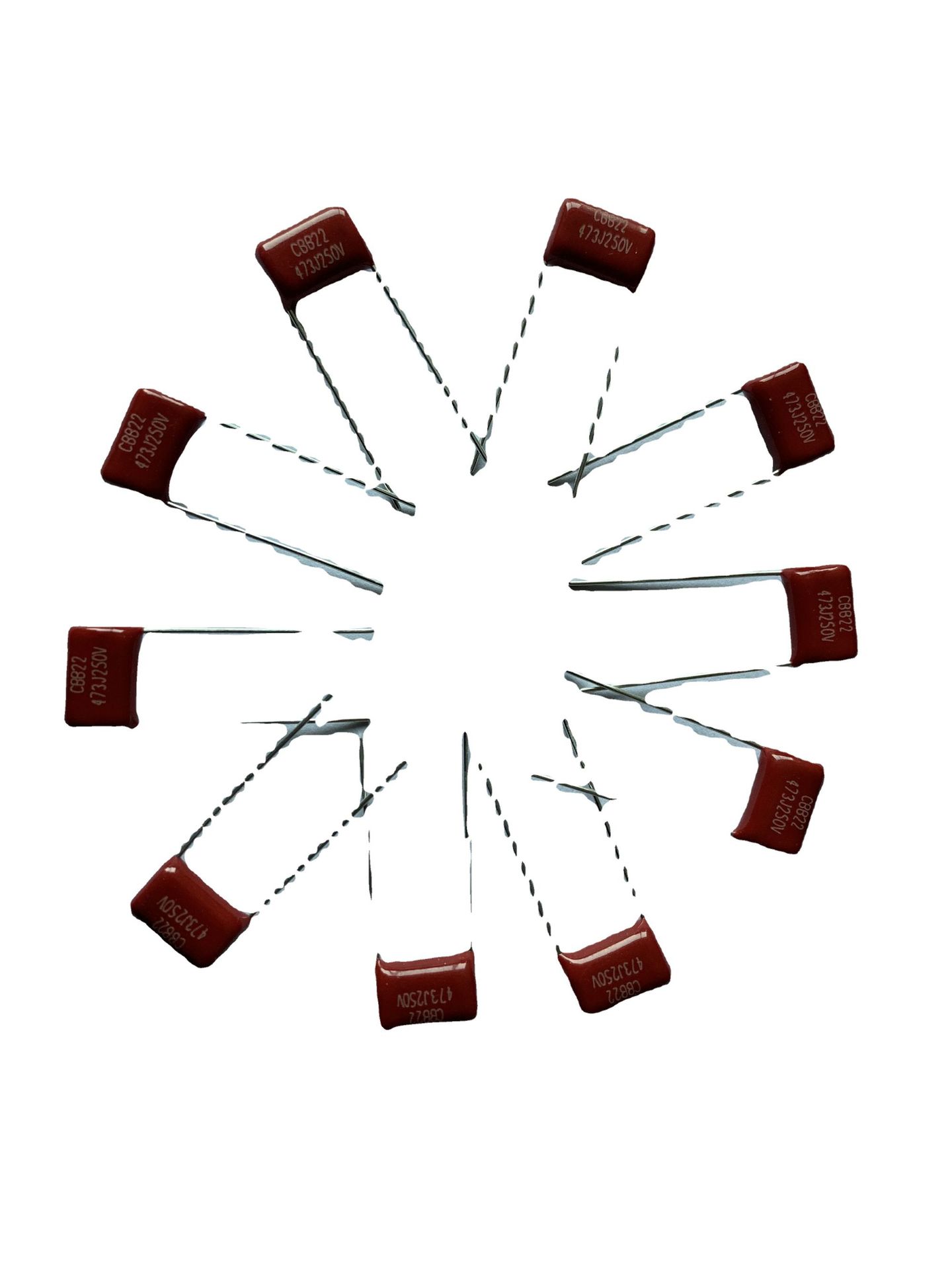 CBB启动电容风扇电容 Mini-Box电容超小型盒装电容脚距5mm