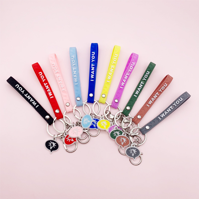 Geometric keychain PVC