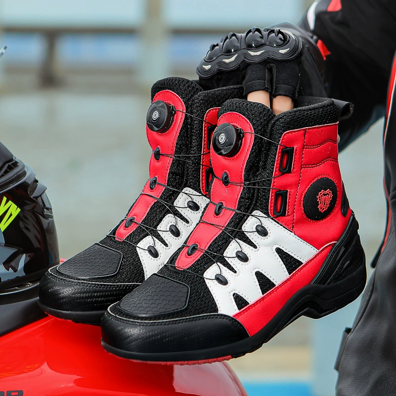 Наружные мотоциклетные туфли для верховой езды четыре сезона водонепроницаемые ветрозащитные мотоциклетные туфли