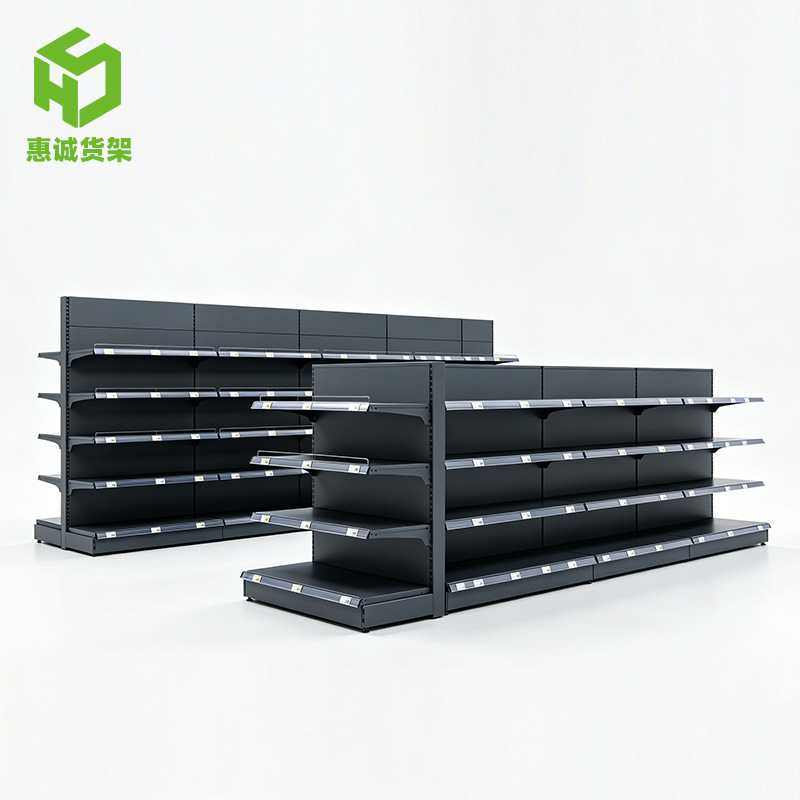 Supermarket Shelf Display Rack Commercial Canteen Store Snack Multi-Layer Wall Island Convenience Store Shelf