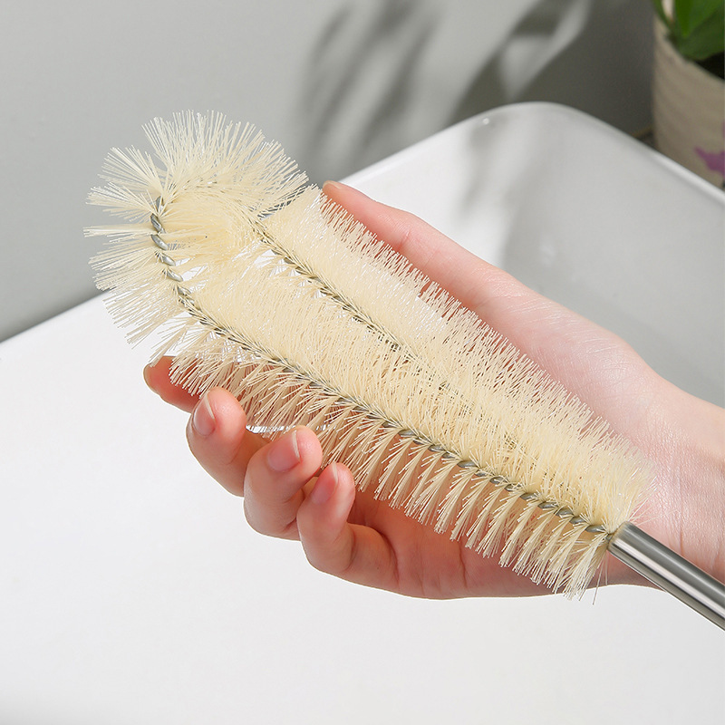 家庭用カップブラシ、長柄小型ブラシ、壁破壊機専用ウォーターカップ洗浄加工品、カップブラシ、木製ハンドルボトルブラシ|undefined