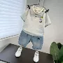 夏季新款男童短袖套装