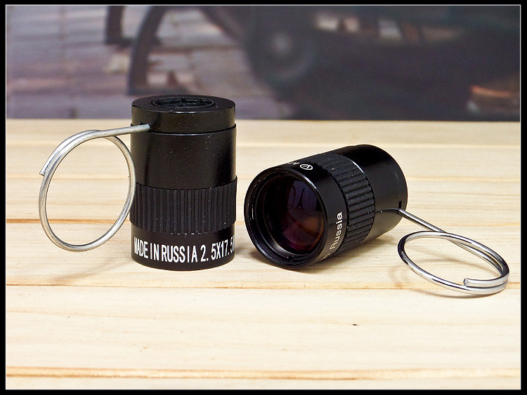 厂家直销金属2.5x17.5拇指超微型望远镜 迷你袖珍望远镜拇指镜