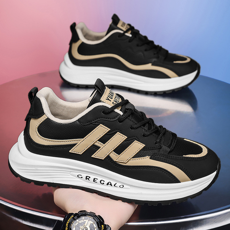 Zapatos de hombre zapatos deportivos de hombre primavera 2026 nuevos zapatos de papá transpirables tendencia de hombre estudiantes zapatos casuales diarios para hombre