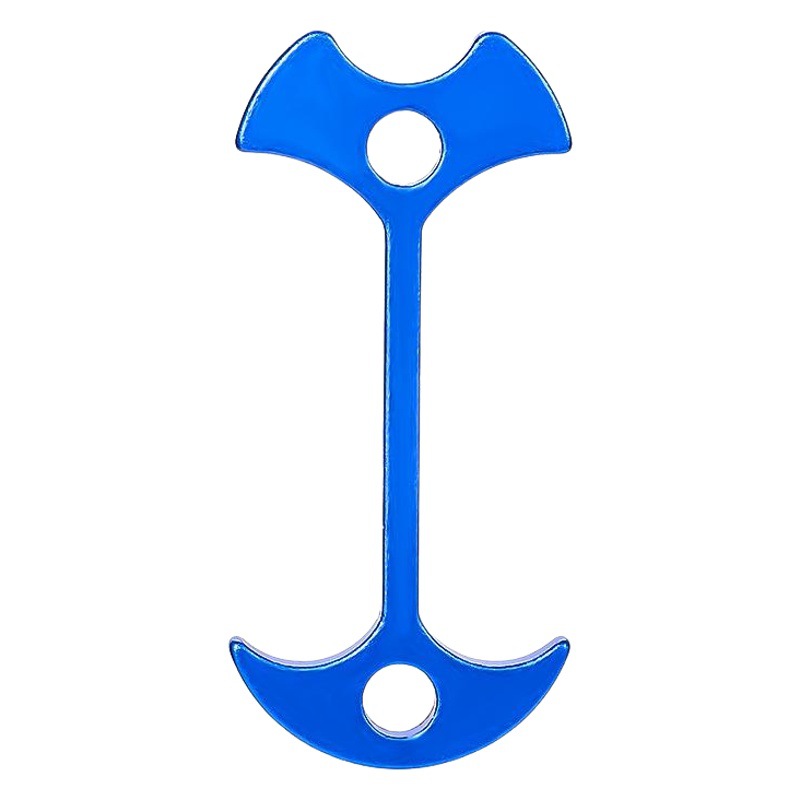 Aluminum alloy outdoor multi-functional extended fish bone nail camping tent fixed rope buckle large sky pallet nail