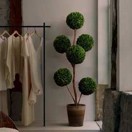 仿真绿植高端米仔兰盆栽室内大型球型植物服装店氛围树落地摆件