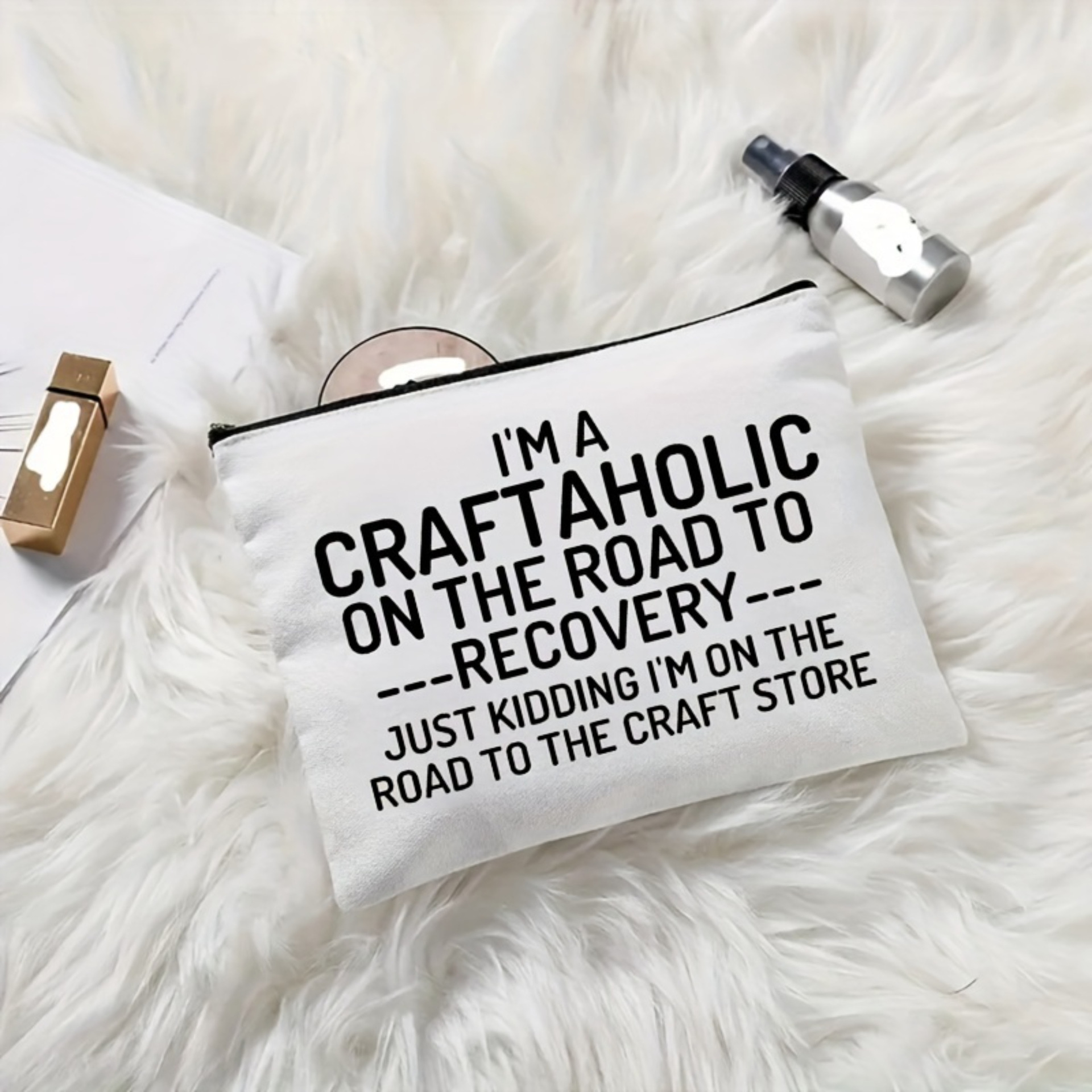 25*17亚马逊跨境专供现货帆布拉链袋帆布化妆品包拉链帆布袋笔袋