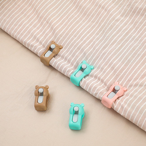 Quilt holder invisible needleless bed sheet quilt cover anti-slip buckle anti-run artifact household small quilt corner fixing clip