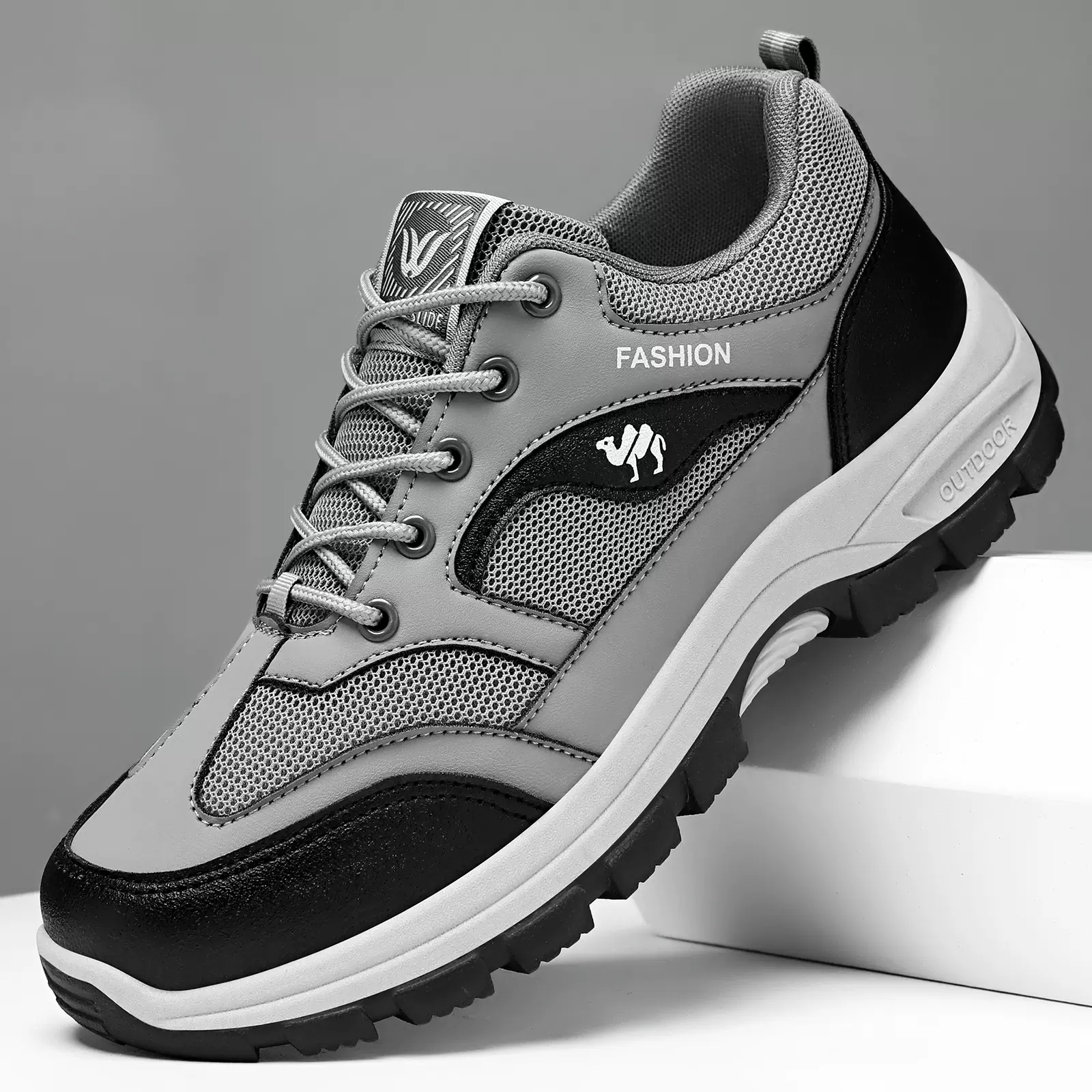 鞋子男秋季新款休闲潮流时尚运动单鞋批发软底舒适系带爸爸鞋代发