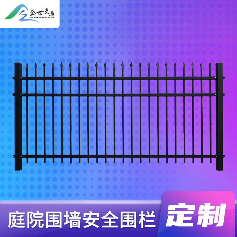 广东阳台护栏户外楼盘工程铁艺栏杆锌钢护窗防护栏组装式栅栏