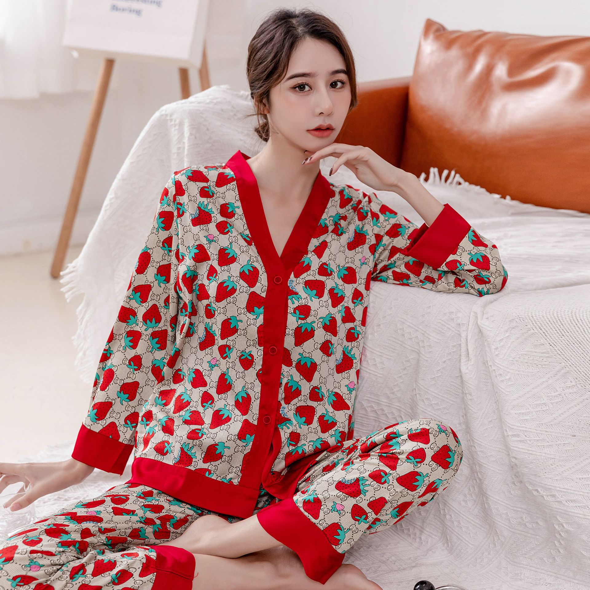 딸기 더블 롱