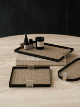 法式复古托盘长方形手感皮革 客厅茶几桌面收纳香薰盘