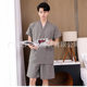 High-end Gong Ma plus size Couple's Women and Men's Khan Steam Bath Clothes Hotel Foot Massage Salt Steamed Traditional Chinese Medicine Physiotherapy Clothes